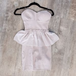 Guess padded strapless dress